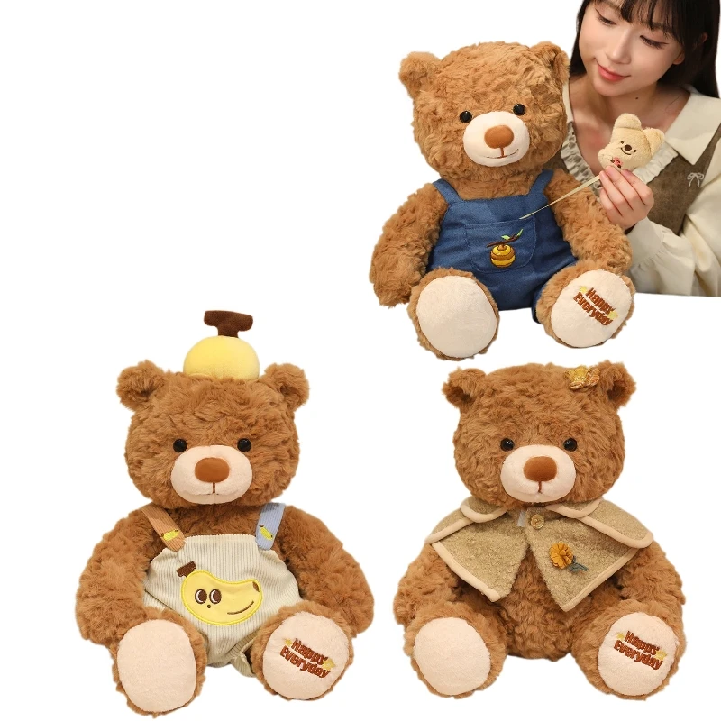 Плюшевый мишка 25/35 см, высококачественная мягкая игрушка, плюшевый медведь в одежде, мягкая кукла для сна, подарок на день рождения
Плюшевый мишка 25/35 см, высококачественная мягкая игрушка, плюшевый медведь в одежде, мягкая кукла для сна, подарок на день рождения 