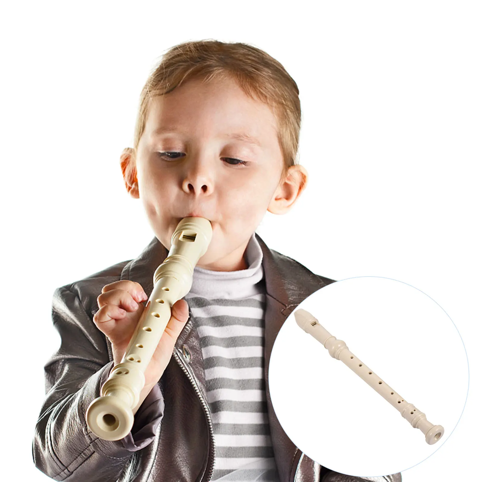 Eight Hole Recorder Kids Flute Soprano Toy Instrument Music Education Birthday Gift Hand Coordination Practice ABS Plastic
Eight Hole Recorder Kids Flute Soprano Toy Instrument Music Education Birthday Gift Hand Coordination Practice ABS Plastic