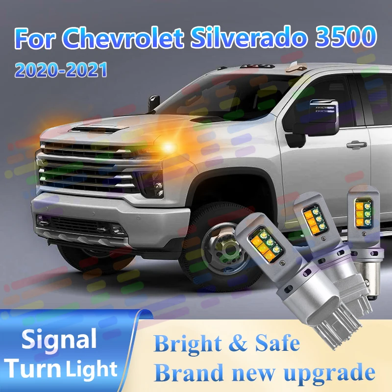 For Chevrolet Silverado 3500 For 2020-2021 2Pcs Amber LED Turn Signal Lights Waterproof Blinker Lamps 12V DOT Certified
For Chevrolet Silverado 3500 For 2020-2021 2Pcs Amber LED Turn Signal Lights Waterproof Blinker Lamps 12V DOT Certified