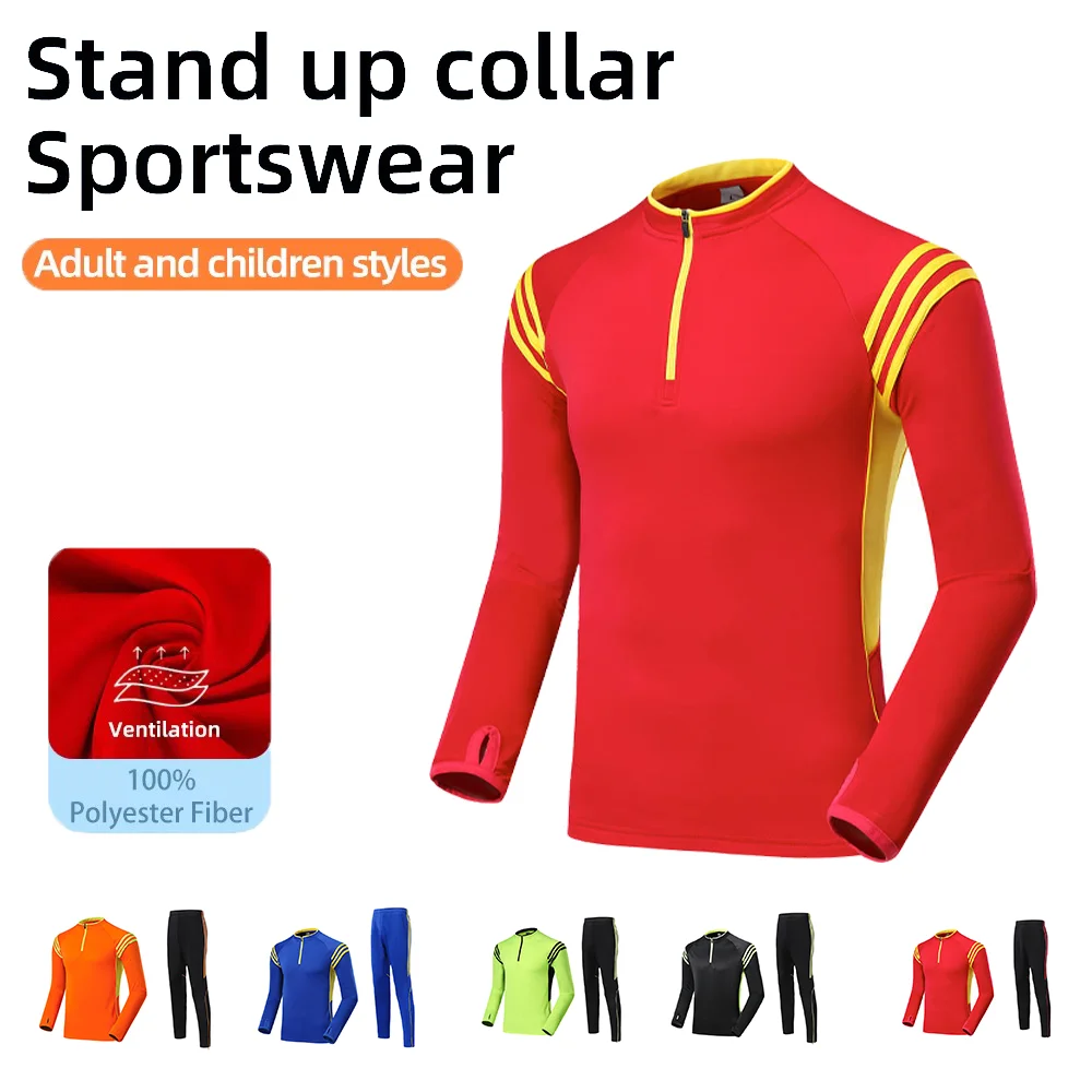 Adult Kid Soccer Tracksuit Jersey Uniform Customize Sports Jackets Suit Clothes Football Coat Men Futsal Sportswear Sweatshirts
Adult Kid Soccer Tracksuit Jersey Uniform Customize Sports Jackets Suit Clothes Football Coat Men Futsal Sportswear Sweatshirts