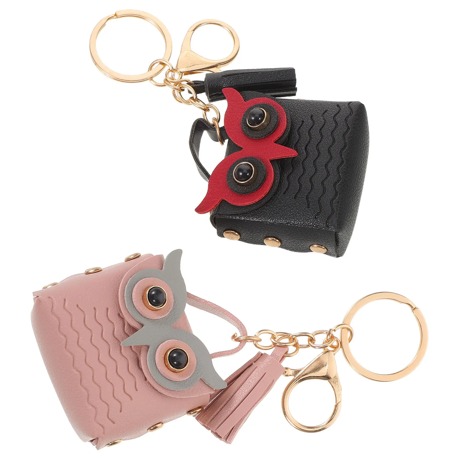 2Pcs Mini Purse Keychain with Owl Charm - Coin Pouch for Women - Lightweight Wallet Keychain for Daily Carry and
2Pcs Mini Purse Keychain with Owl Charm - Coin Pouch for Women - Lightweight Wallet Keychain for Daily Carry and