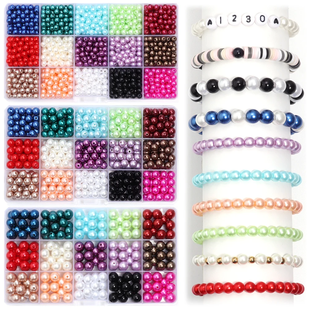 About 300/600/1500pcs 15 Grid Box Imitative Pearl Beads Candy Color Round Beads Children Gift For Diy Jewelry Bracelet Necklace
About 300/600/1500pcs 15 Grid Box Imitative Pearl Beads Candy Color Round Beads Children Gift For Diy Jewelry Bracelet Necklace