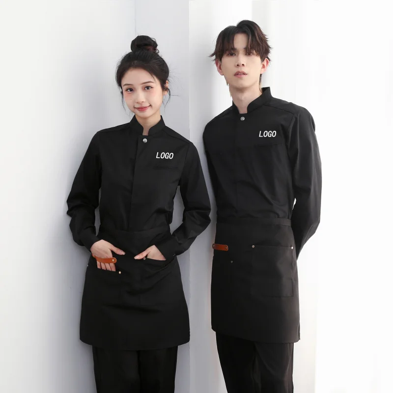 High-End Thai Dining Service orm Long Sve Spring Workwear for Men And Women Hotel Restaurant Fem Sle Polyester Fiber
High-End Thai Dining Service orm Long Sve Spring Workwear for Men And Women Hotel Restaurant Fem Sle Polyester Fiber