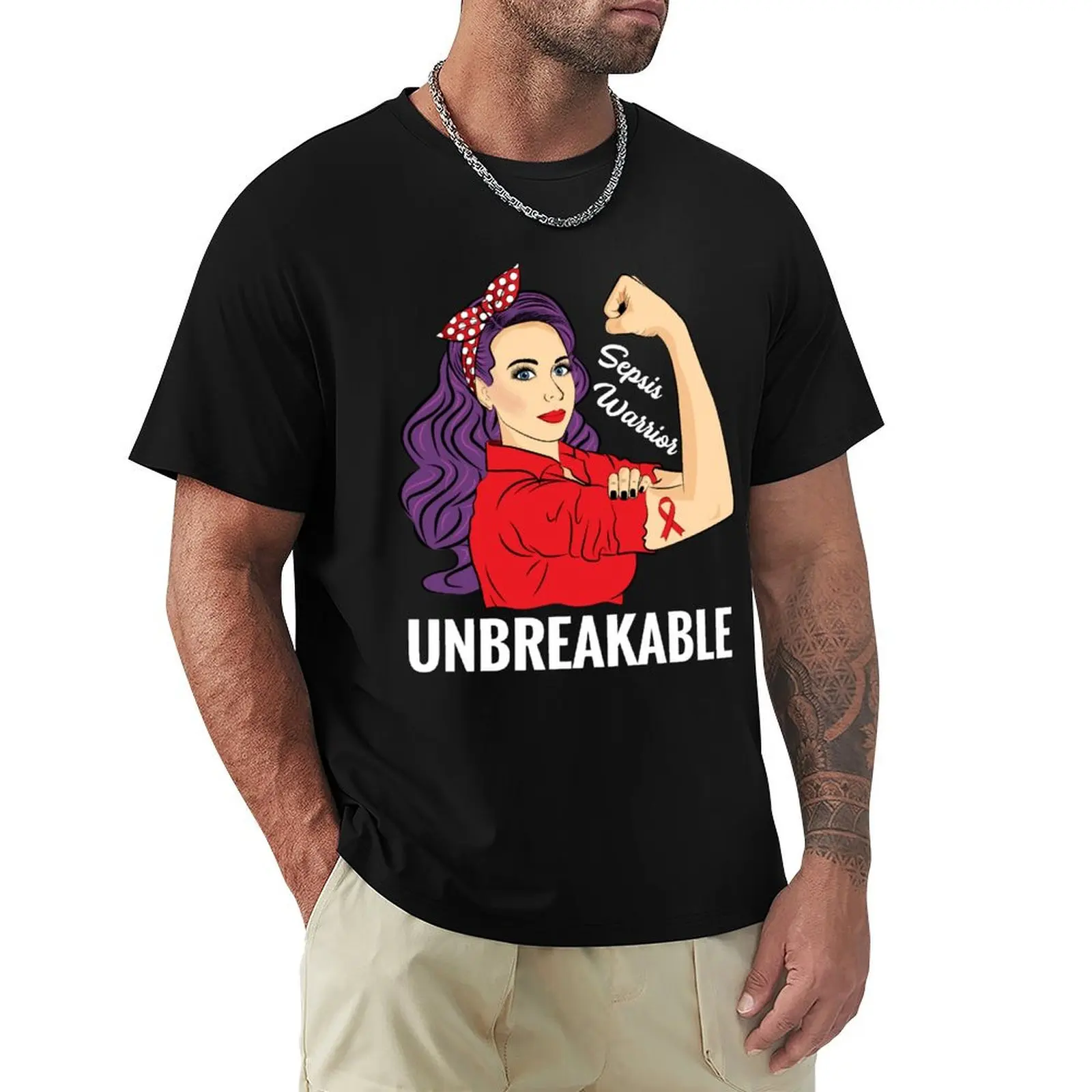 Sepsis Awareness Warrior Unbreakable Survivor Support T-Shirt shirts graphic tees blacks mens designer clothes
Sepsis Awareness Warrior Unbreakable Survivor Support T-Shirt shirts graphic tees blacks mens designer clothes
