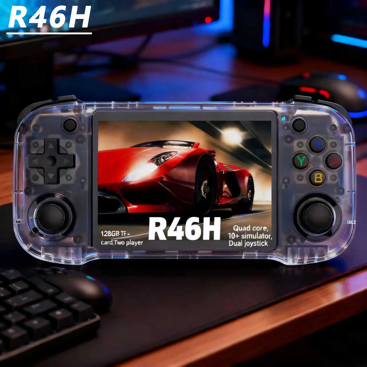 FLLTF NEW IPS R46H Retro Handheld Game Console 4.2 Inch Open-Source Built-in WIFI Screen Pocket Video Movie Player Boy's Gift
FLLTF NEW IPS R46H Retro Handheld Game Console 4.2 Inch Open-Source Built-in WIFI Screen Pocket Video Movie Player Boy's Gift