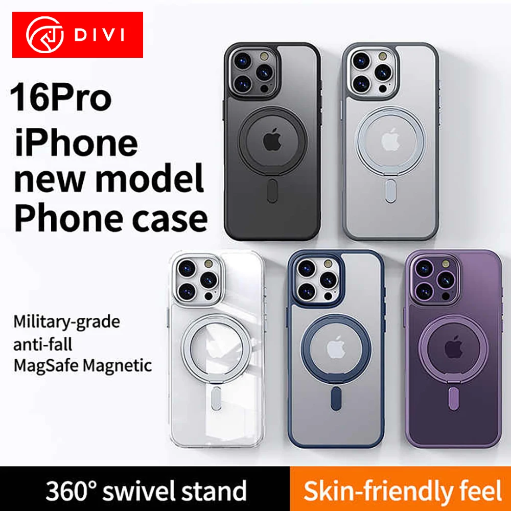 Чехол DIVI с магнитной беспроводной зарядкой для Magsafe для iPhone 16, 15, 14, 13 Pro Max, матовый полупрозрачный противоударный чехол
Чехол DIVI с магнитной беспроводной зарядкой для Magsafe для iPhone 16, 15, 14, 13 Pro Max, матовый полупрозрачный противоударный чехол