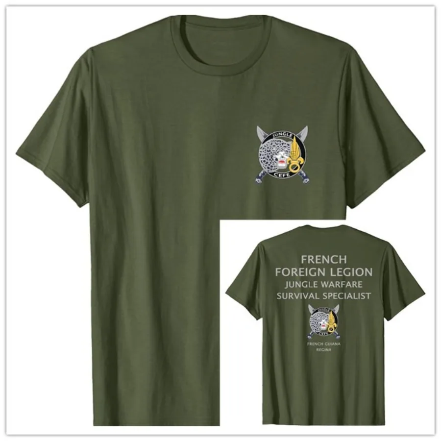 French Legion Etrangere Foreign Jungle Warfare French Army T-Shirt Short Sleeve Casaul 100% Cotton Shirt 
French Legion Etrangere Foreign Jungle Warfare French Army T-Shirt Short Sleeve Casaul 100% Cotton Shirt