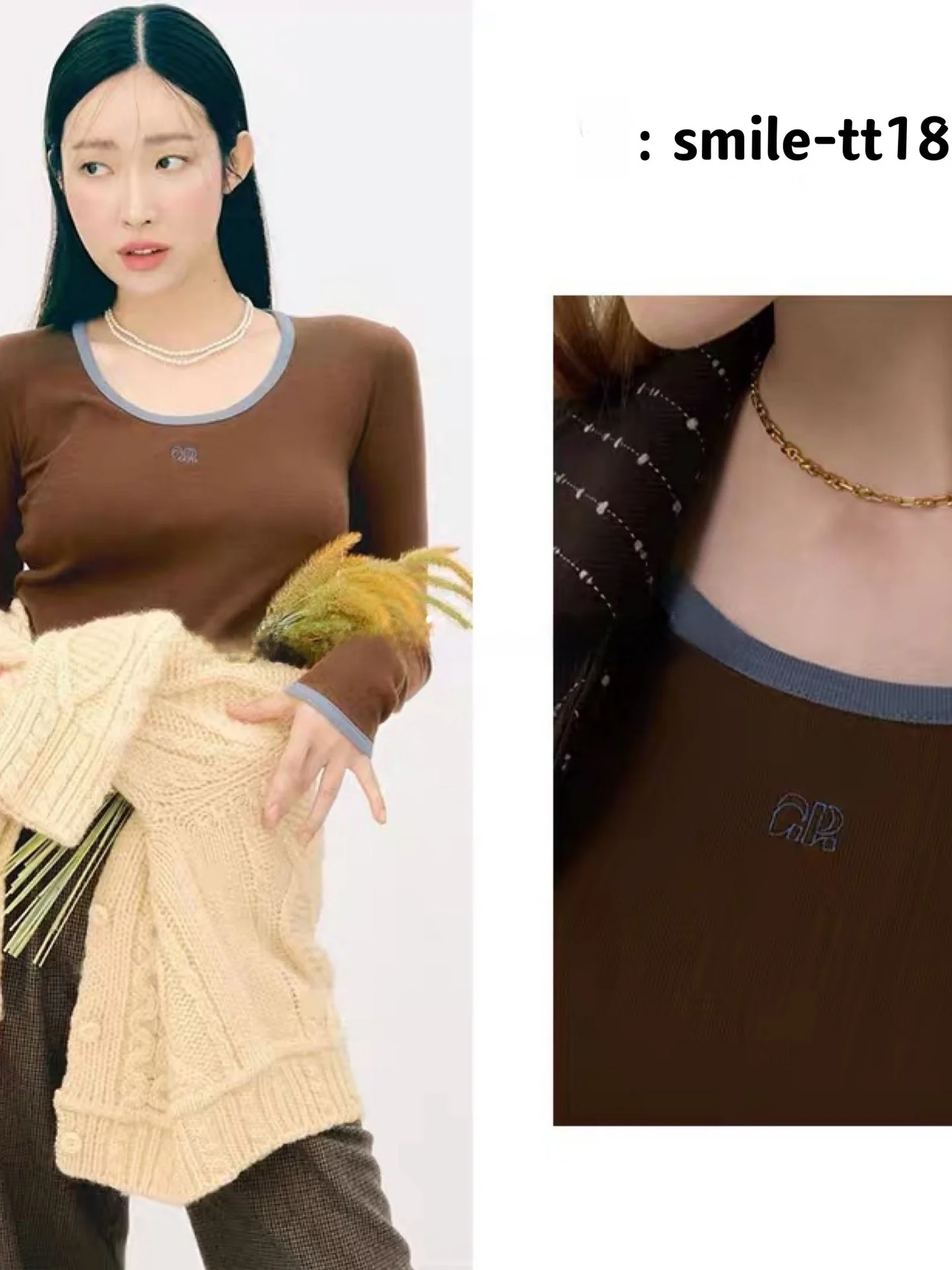 Miss Candy Long Sleeve T-Shirt Women's Base Layer Color Block Versatile Korean Style Commute Style Spring Season Regular Fit
Miss Candy Long Sleeve T-Shirt Women's Base Layer Color Block Versatile Korean Style Commute Style Spring Season Regular Fit