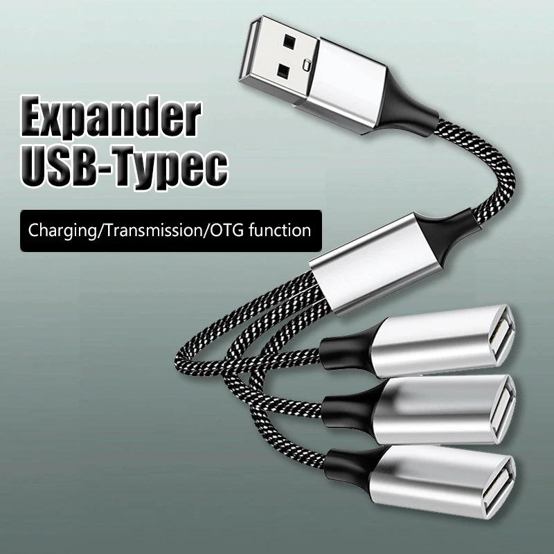 USB Hub Extensions 3 Port Type C Hub USB Splitter Data Transmission High Speed OTG Adapter For Computer Xiaomi Macbook Pro Air
USB Hub Extensions 3 Port Type C Hub USB Splitter Data Transmission High Speed OTG Adapter For Computer Xiaomi Macbook Pro Air