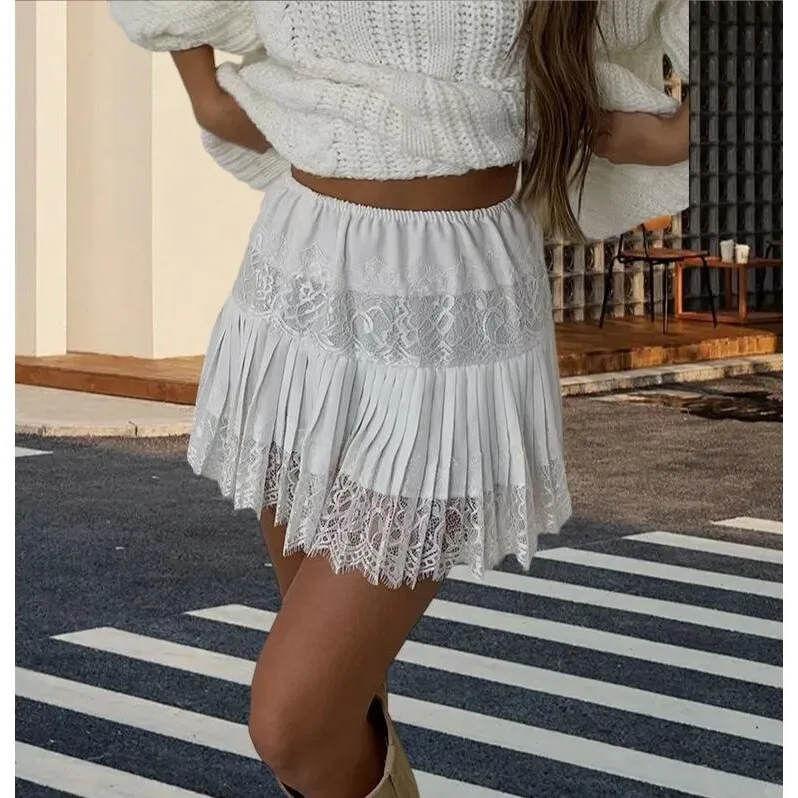 High Waist Lace Skirt Short Bridesmaid Dress Women's Spring Summer Autumn Winter Fashion Casual Party Evening Maxi Skirts
High Waist Lace Skirt Short Bridesmaid Dress Women's Spring Summer Autumn Winter Fashion Casual Party Evening Maxi Skirts