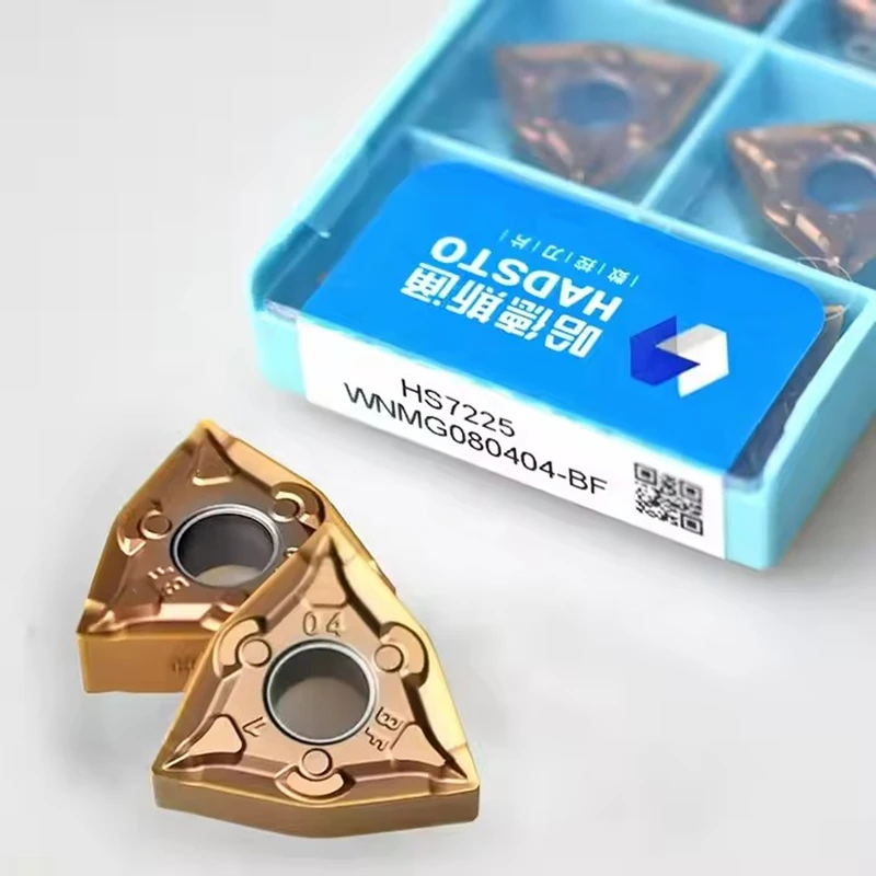Hadsto 100% Original Wnmg080404-Bf Wnmg080408-Bf Hs7125 Hs7225 Carbide External Cnc Lathe Turning Tools for Stainless Steel
Hadsto 100% Original Wnmg080404-Bf Wnmg080408-Bf Hs7125 Hs7225 Carbide External Cnc Lathe Turning Tools for Stainless Steel