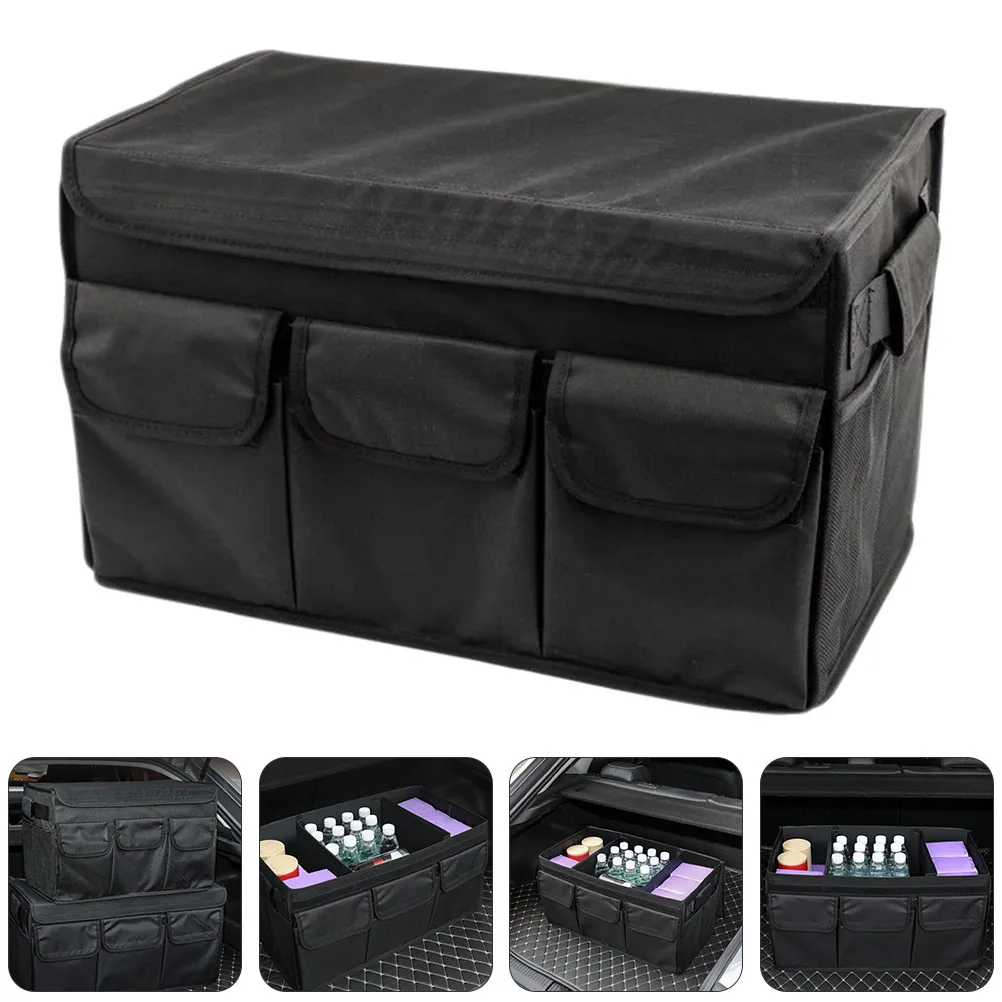 Car Trunk Storage Box Heavy Duty Foldable Trunk Organizer with Grid Design Ideal for Car Home and Travel Organization Solutions
Car Trunk Storage Box Heavy Duty Foldable Trunk Organizer with Grid Design Ideal for Car Home and Travel Organization Solutions