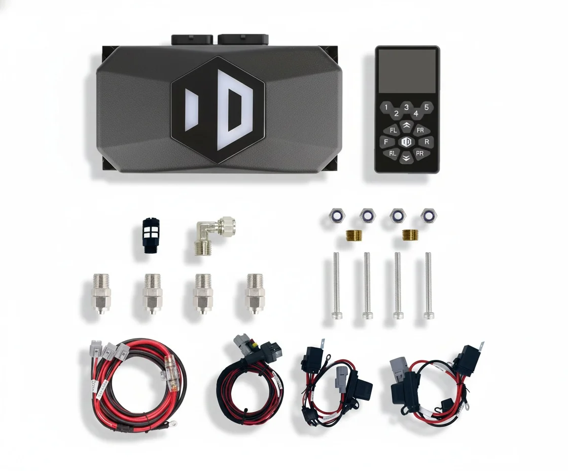 For Air Suspension Control System, Aluminum Pressure Sensors, Air Management System with Voice Command, Universal for Cars
For Air Suspension Control System, Aluminum Pressure Sensors, Air Management System with Voice Command, Universal for Cars