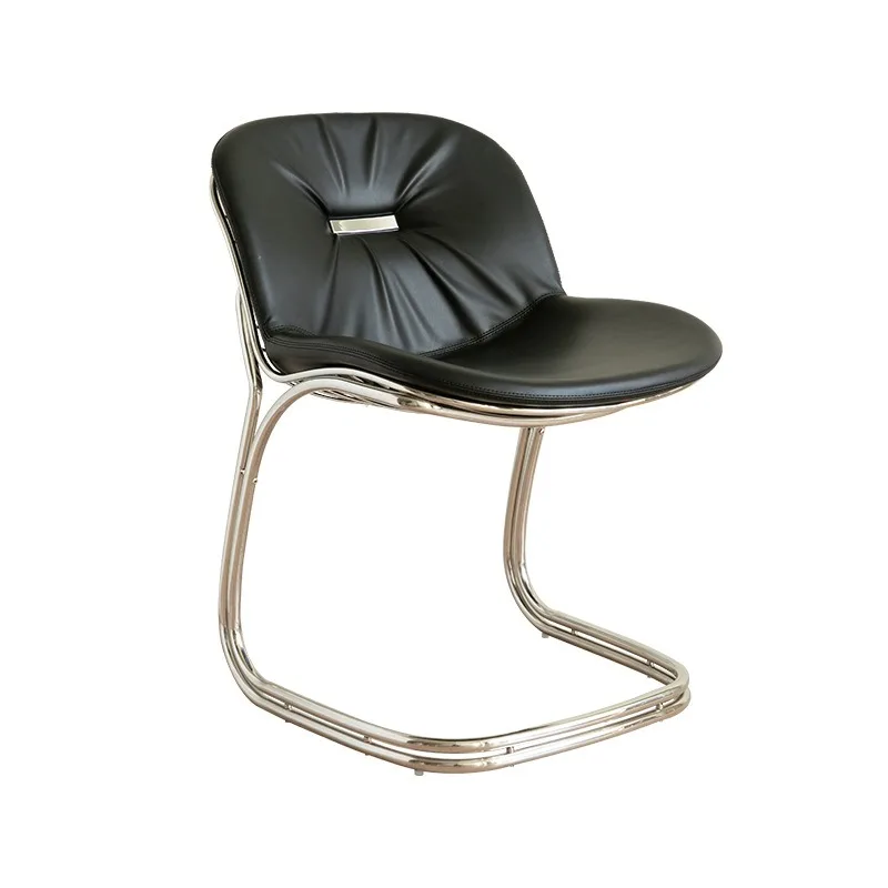 Suspended medieval leather dining chair light luxury home leisure backrest chair
Suspended medieval leather dining chair light luxury home leisure backrest chair