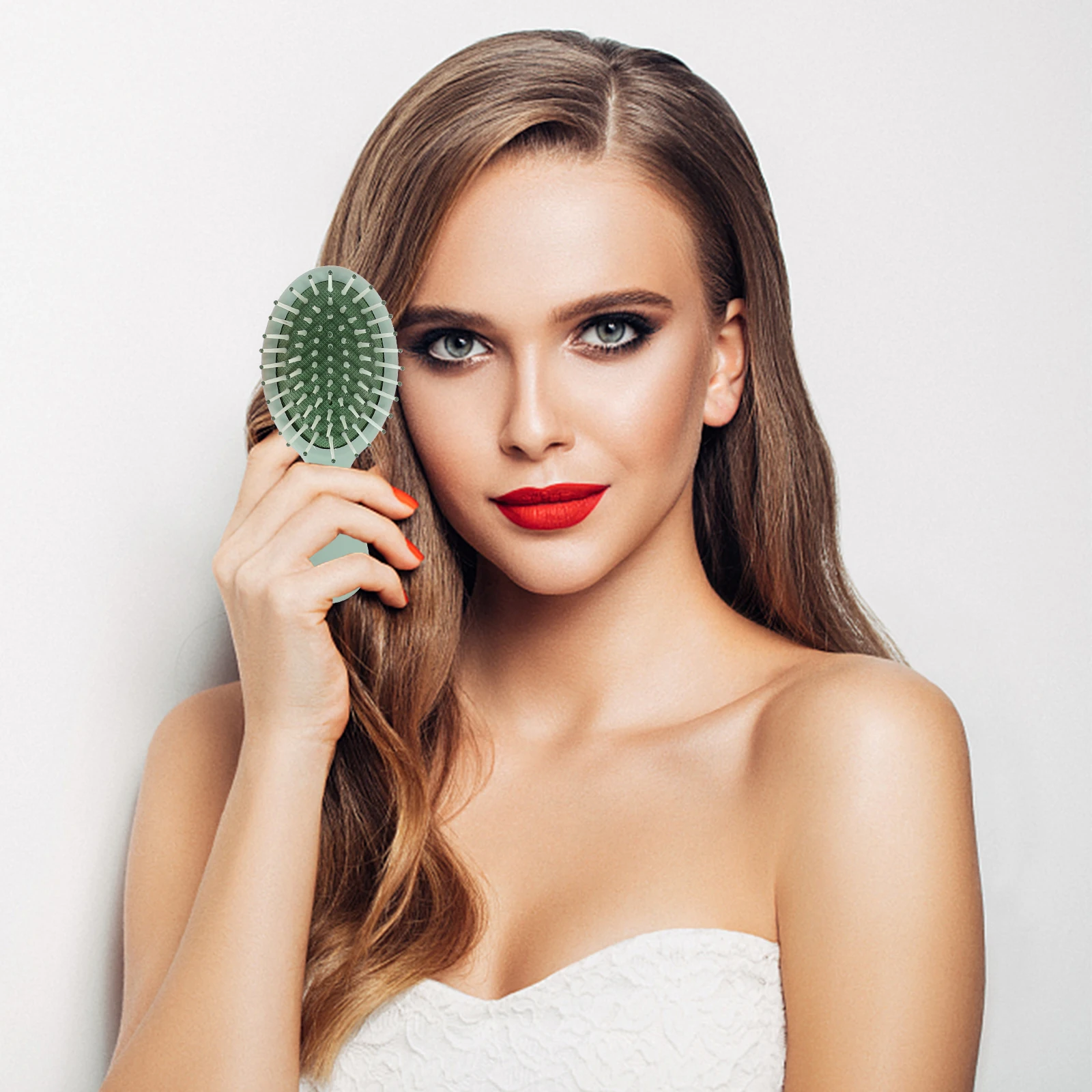 6 pcs Detangler Hair Mini Detangling Brush Small Wet Hair Brush Soft Bristles Travel Home Use Lightweight Plastic
6 pcs Detangler Hair Mini Detangling Brush Small Wet Hair Brush Soft Bristles Travel Home Use Lightweight Plastic