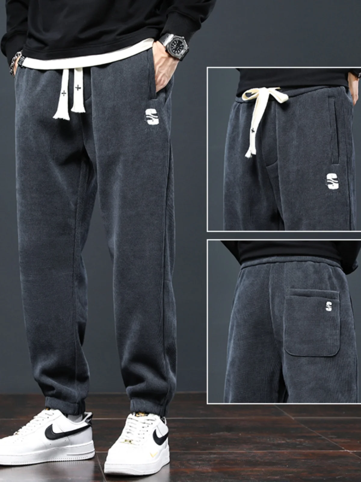 Мужские спортивные штаны на подкладке Fce Thi Heavy Spor, осень-зима, повседневные свободные брюки с прямыми штанинами, молодежный тренд Faion
Мужские спортивные штаны на подкладке Fce Thi Heavy Spor, осень-зима, повседневные свободные брюки с прямыми штанинами, молодежный тренд Faion