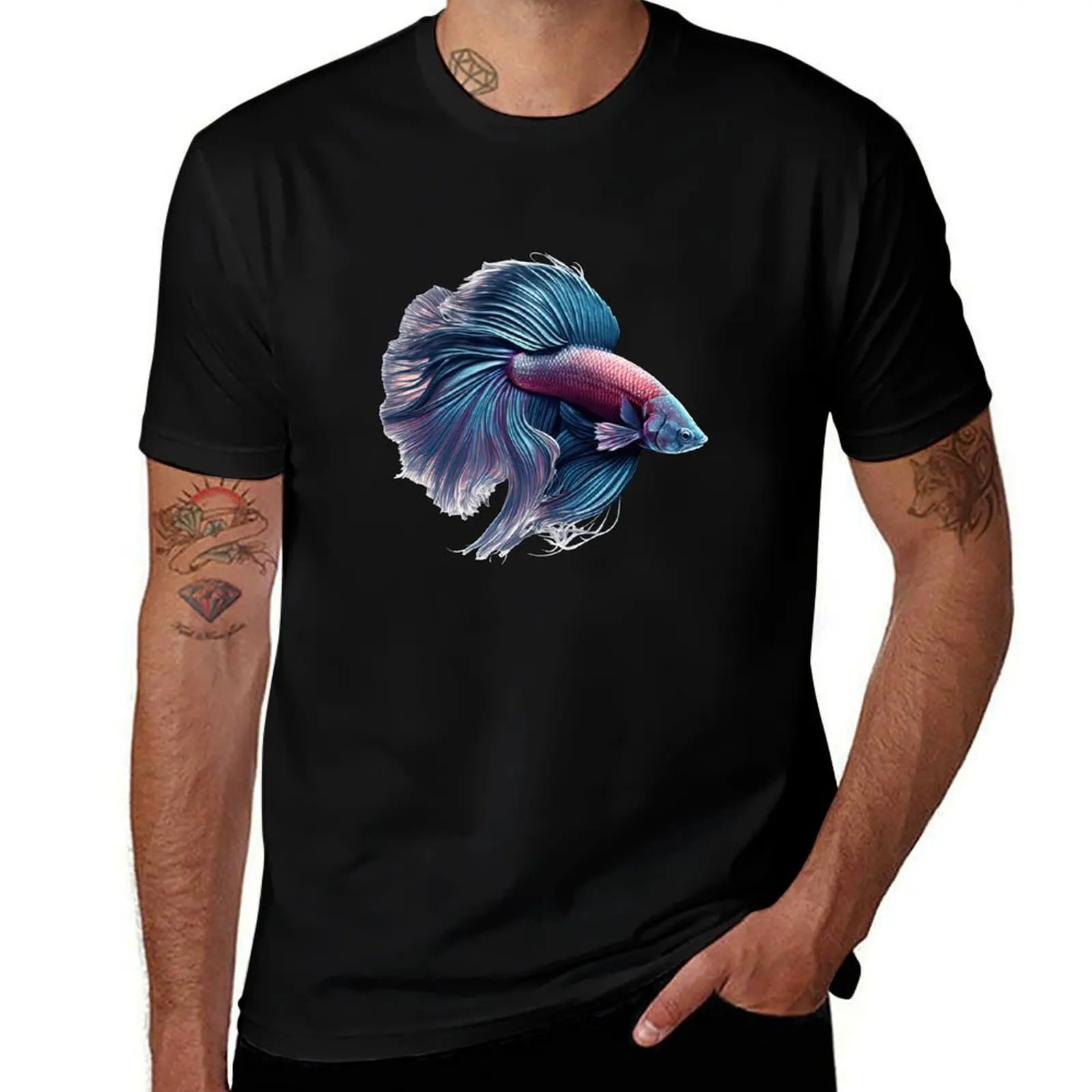 Siamese Betta Fish T-Shirt t shirt custom print t shirts for man pack cotton mens graphic t shirts T-shirt
Siamese Betta Fish T-Shirt t shirt custom print t shirts for man pack cotton mens graphic t shirts T-shirt