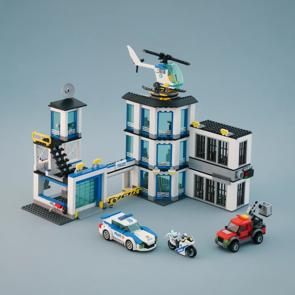 City Police Station Building Block Set Construction Block Kit DIY Car Brick Model Building Toy Gift
City Police Station Building Block Set Construction Block Kit DIY Car Brick Model Building Toy Gift