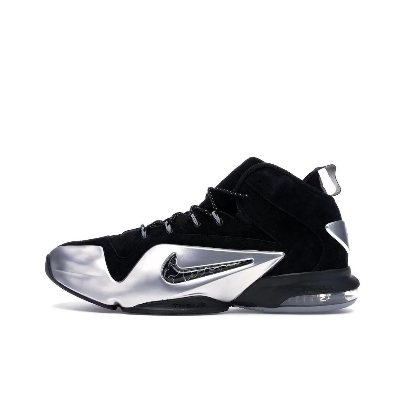 Nike Penny 6, черный металлик, серебристый 749629-002
Nike Penny 6, черный металлик, серебристый 749629-002