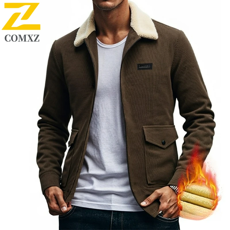 2025 Autumn Winter Jacket Men's Fashion Retro Corduroy Extremely Cold Fleece Warm Coat Men Casual Snow Hunting Windproof Parka
2025 Autumn Winter Jacket Men's Fashion Retro Corduroy Extremely Cold Fleece Warm Coat Men Casual Snow Hunting Windproof Parka