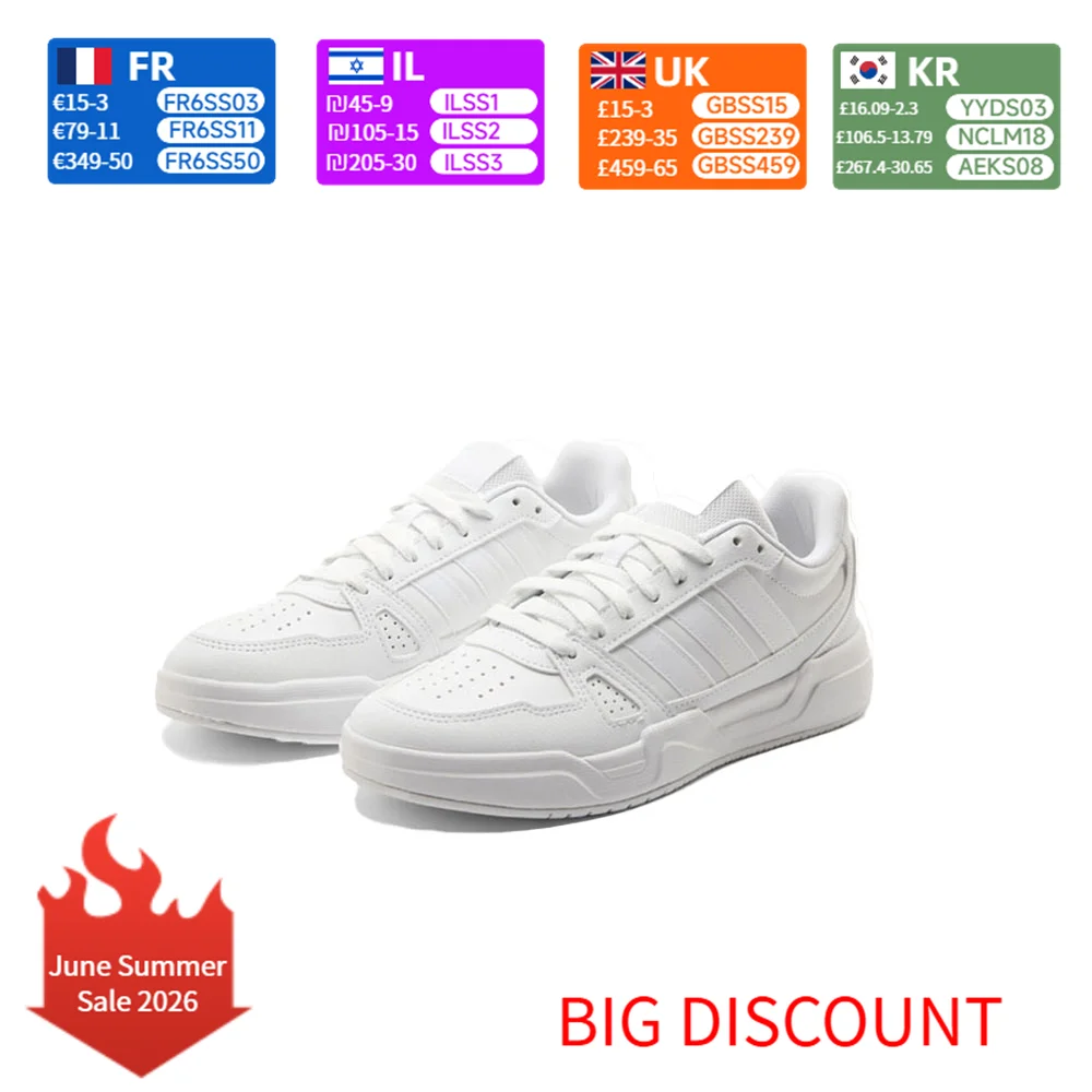 adidas LITE BALLER PU Sports Comfortable Versatile Thin Sole Slip-Resistant Durable Low-Top Skate Shoes Unisex White JS4358
adidas LITE BALLER PU Sports Comfortable Versatile Thin Sole Slip-Resistant Durable Low-Top Skate Shoes Unisex White JS4358
