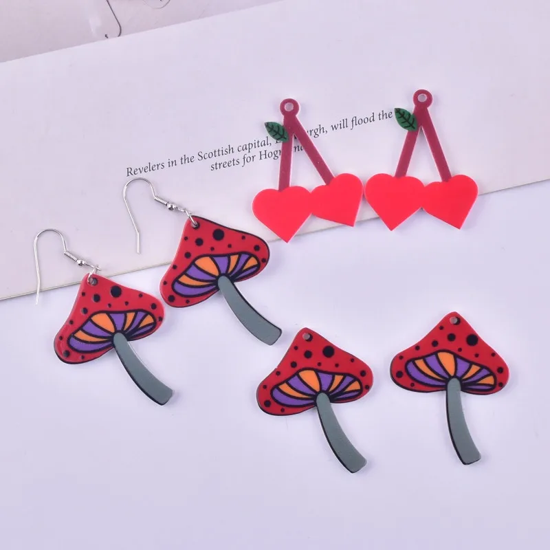 10pcs Mix Style Fashion Heart Cherry Mushroom Acrylic Charms Women Earring Necklace Jewelry DIY Making Jewelry Making Supplies
10pcs Mix Style Fashion Heart Cherry Mushroom Acrylic Charms Women Earring Necklace Jewelry DIY Making Jewelry Making Supplies