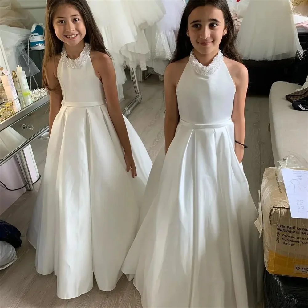 Luxury Beading Princess First Communion Dress Sleeveless A Line Long Ball Customized Formal Flower Girl Dress New 2026
Luxury Beading Princess First Communion Dress Sleeveless A Line Long Ball Customized Formal Flower Girl Dress New 2026