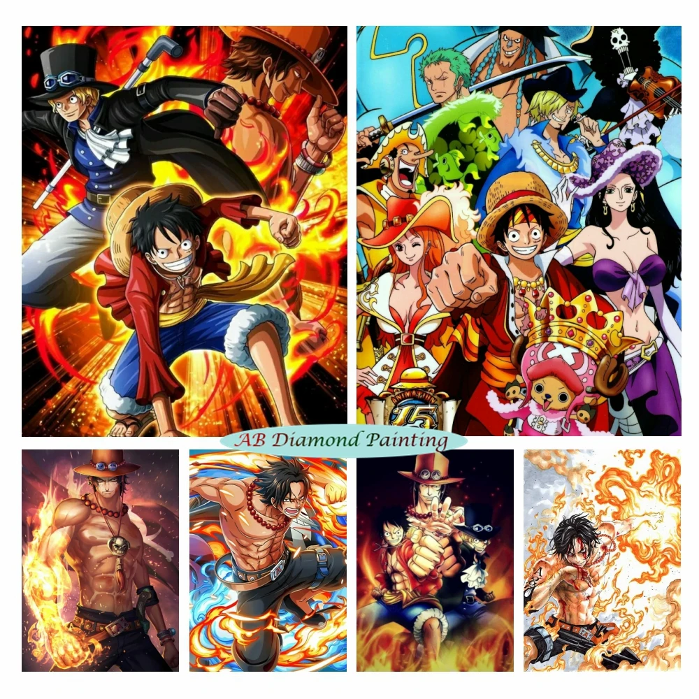 Sabo One Piece Japanese Anime AB Diamond Art Painting Manga Cross Stitch Kit 5D diy Embroidery Mosaic Children Gift Home Decor
Sabo One Piece Japanese Anime AB Diamond Art Painting Manga Cross Stitch Kit 5D diy Embroidery Mosaic Children Gift Home Decor