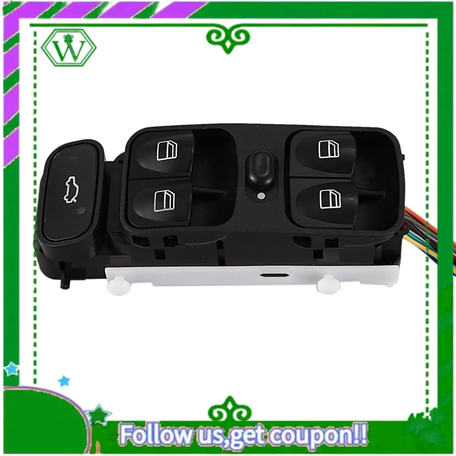 AC34-A2038200110 A2098203410 Window Power Control Switch Button For MERCEDES C CLASS W203 C180 C200 C220 2038210679 A2038210679
AC34-A2038200110 A2098203410 Window Power Control Switch Button For MERCEDES C CLASS W203 C180 C200 C220 2038210679 A2038210679