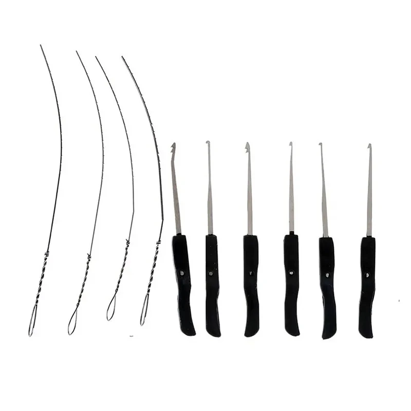 10pcs Stainless Steel Multifunctional Removing Hooks Visible DIY Hand Tool Lock Pick Set Supplies Key Extractor
10pcs Stainless Steel Multifunctional Removing Hooks Visible DIY Hand Tool Lock Pick Set Supplies Key Extractor