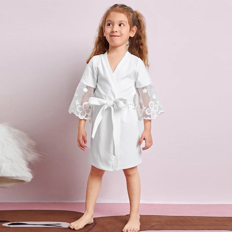 Baby Kids Night-robe for Girls Clothes Solid Children's Summer Pajamas Night-robe Girls Pajamas Infant Kid Lace-up Pajamas
Baby Kids Night-robe for Girls Clothes Solid Children's Summer Pajamas Night-robe Girls Pajamas Infant Kid Lace-up Pajamas
