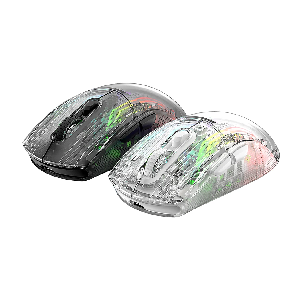 Wired Wireless Mouse Gamer RGB Light Adjustable Clear Mouse Bluetooth-compatible Mute Gaming Mouse for Desktop Notebook Computer
Wired Wireless Mouse Gamer RGB Light Adjustable Clear Mouse Bluetooth-compatible Mute Gaming Mouse for Desktop Notebook Computer