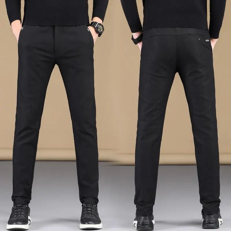 Men's Thiened Casual Pants Spring Autumn Slim Fit Elastic Waist Long Trousers Faionable Korean Sle Multi-Color Youth
Men's Thiened Casual Pants Spring Autumn Slim Fit Elastic Waist Long Trousers Faionable Korean Sle Multi-Color Youth