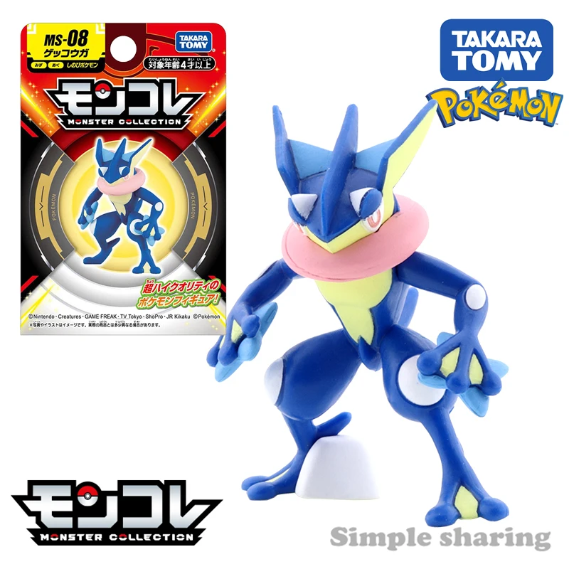 Takara Tomy Tomica Pokemon Pocket Moncolle MS-08 Greninja 3-5 см мини полимерные игрушки для детей
Takara Tomy Tomica Pokemon Pocket Moncolle MS-08 Greninja 3-5 см мини полимерные игрушки для детей