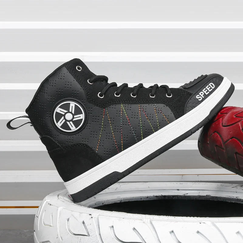 Профессиональные защитные мотоциклетные ботинки для езды, всесезонные, модные, износостойкие, повседневные, мужские, для активного отдыха, внедорожные.
Профессиональные защитные мотоциклетные ботинки для езды, всесезонные, модные, износостойкие, повседневные, мужские, для активного отдыха, внедорожные.