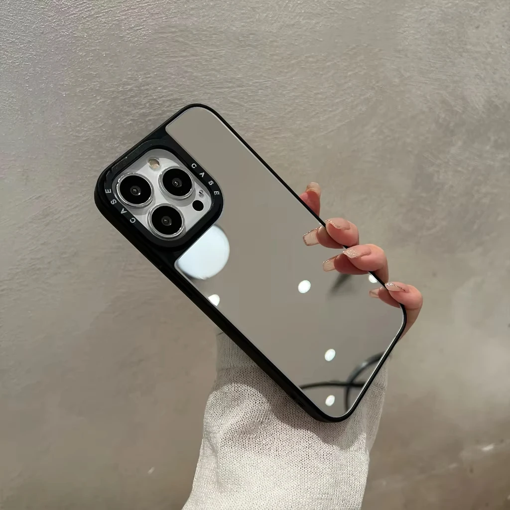 Mirror Phone Case For iPhone 17AIR 11 12 13 14 15 16 17Pro Max PlusLens Ring Anti-Fall 1.5mm Hard Case can be as a makeup mirror
Mirror Phone Case For iPhone 17AIR 11 12 13 14 15 16 17Pro Max PlusLens Ring Anti-Fall 1.5mm Hard Case can be as a makeup mirror