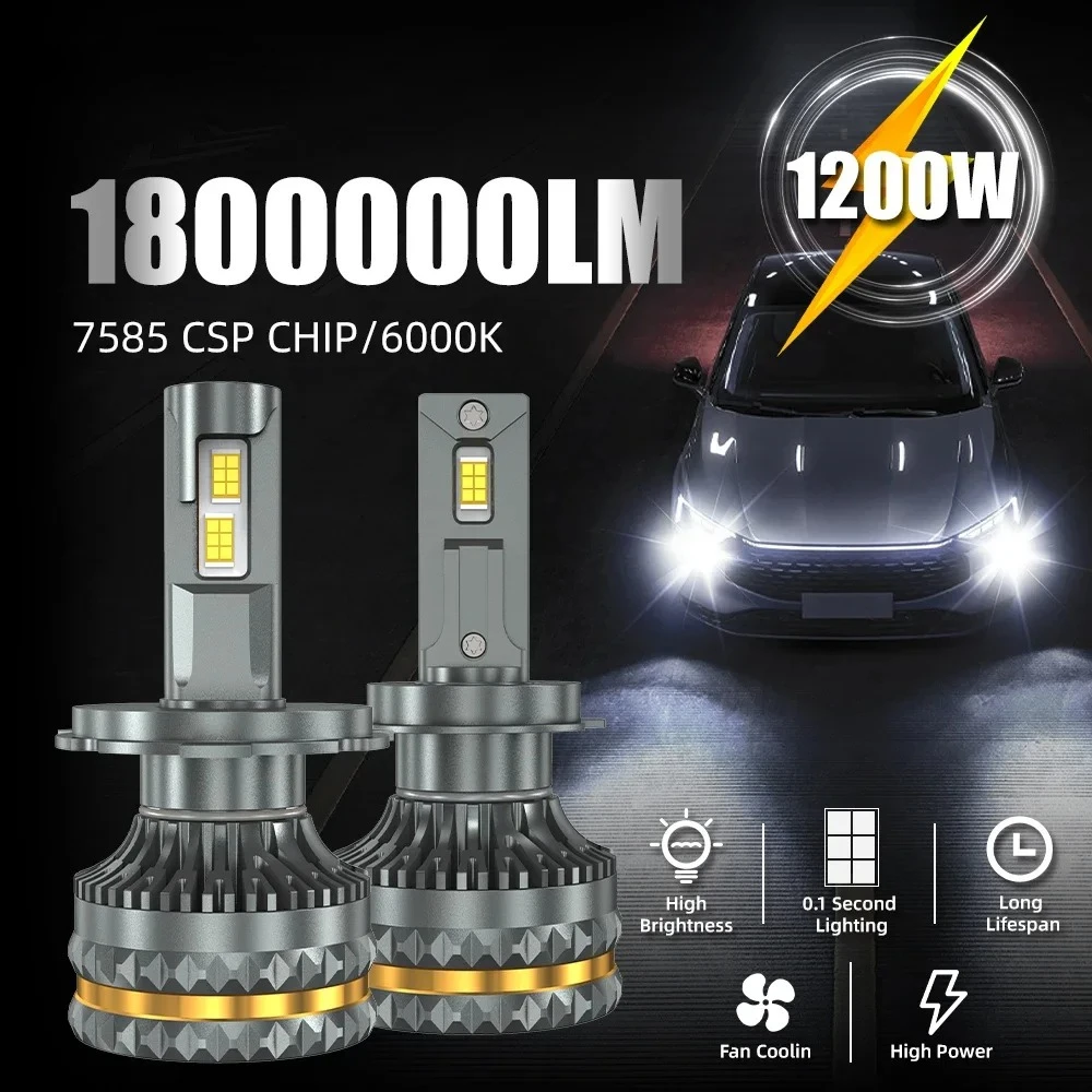 ACTVTCA H4 H7 LED Headlight H1 H11 H8 9005 HB3 9006 HB4 9012 HIR2 880 881 H27 9007 9008 H13 7585 CSP Canbus Car Lamp Fog Lamp
ACTVTCA H4 H7 LED Headlight H1 H11 H8 9005 HB3 9006 HB4 9012 HIR2 880 881 H27 9007 9008 H13 7585 CSP Canbus Car Lamp Fog Lamp
