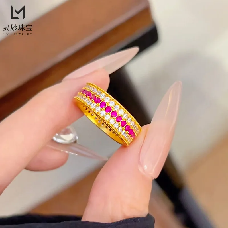 Роскошное ювелирное изделие из настоящего золота 9999 24 карата с бриллиантом, мигающее кольцо с розой, красная танцевальная юбка, кольцо с бриллиантом из корунда, чтобы подарить подругу
Роскошное ювелирное изделие из настоящего золота 9999 24 карата с бриллиантом, мигающее кольцо с розой, красная танцевальная юбка, кольцо с бриллиантом из корунда, чтобы подарить подругу