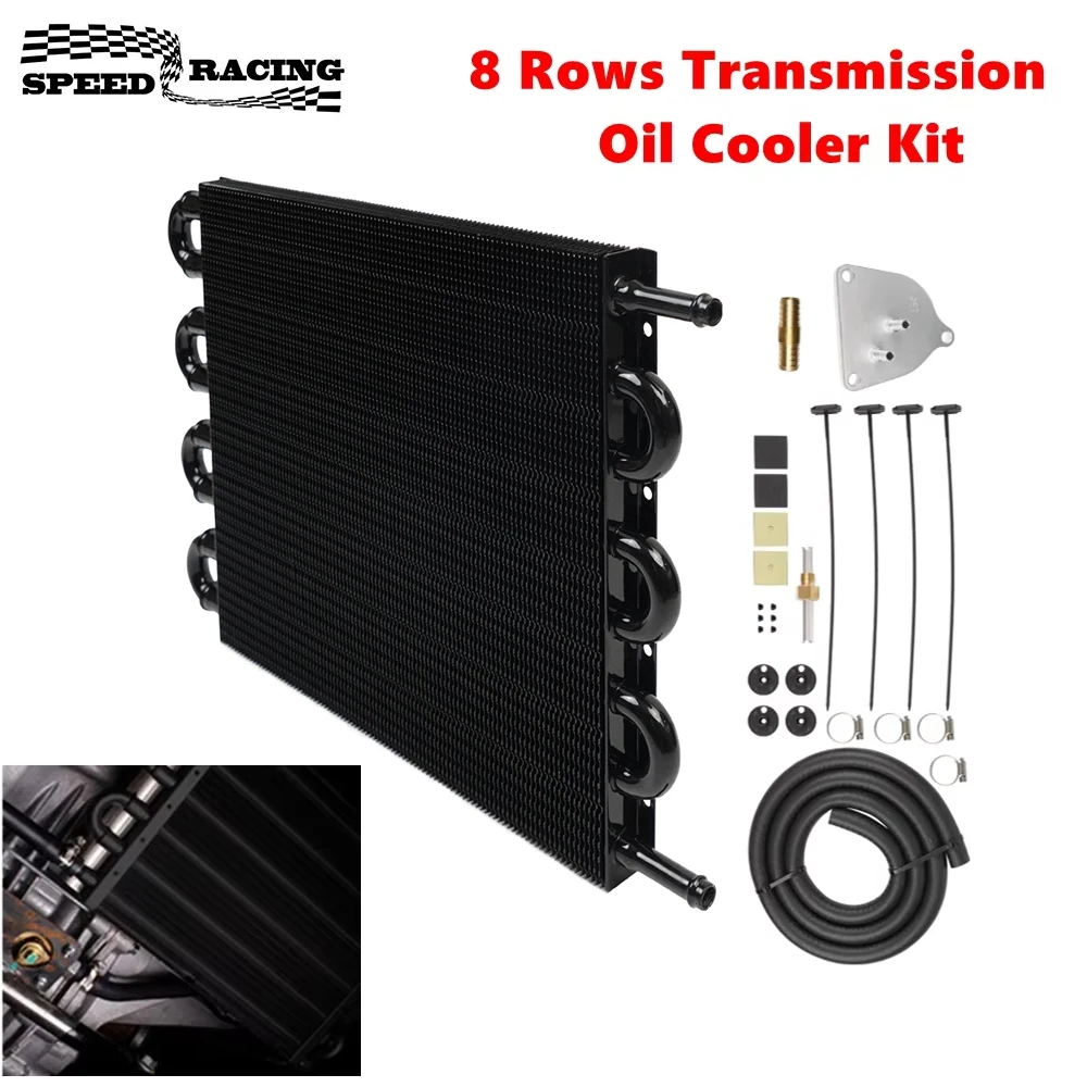 Комплект 8-рядного масляного радиатора трансмиссии, алюминиевый 8-проходной комплект масляного радиатора с трубкой и ребрами, радиатор с монтажным комплектом для шланга TOC-1014
Комплект 8-рядного масляного радиатора трансмиссии, алюминиевый 8-проходной комплект масляного радиатора с трубкой и ребрами, радиатор с монтажным комплектом для шланга TOC-1014