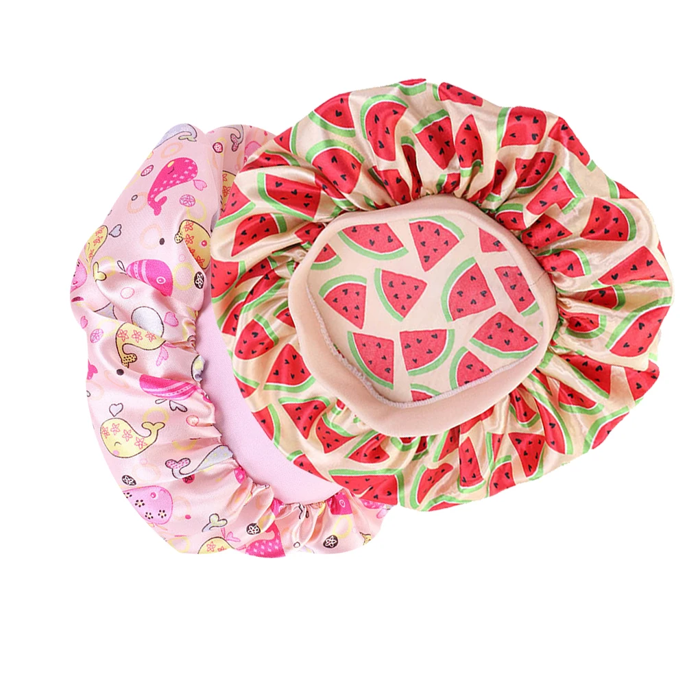 4Pcs Kids Satin Sleeping Caps Children Head Covers Shower Hats Protect Hair Moisture Travel Home Use
4Pcs Kids Satin Sleeping Caps Children Head Covers Shower Hats Protect Hair Moisture Travel Home Use