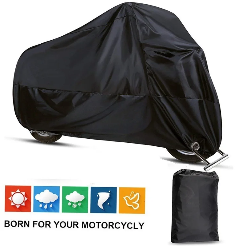Waterproof All-Season Motorcycle Bike Cover 210D 190T Oxford Anti-Theft Buckle UV Rain Snow Dust Protection Indoor Outdoor
Waterproof All-Season Motorcycle Bike Cover 210D 190T Oxford Anti-Theft Buckle UV Rain Snow Dust Protection Indoor Outdoor