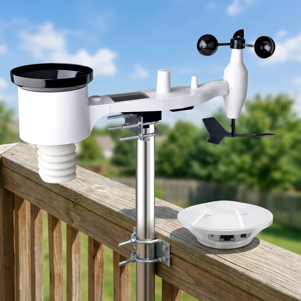 Misol Weather Station Smart Hub GW2002 WIFI Gateway Wind Speed Wind Direction Rain Temperature Humidity
Misol Weather Station Smart Hub GW2002 WIFI Gateway Wind Speed Wind Direction Rain Temperature Humidity