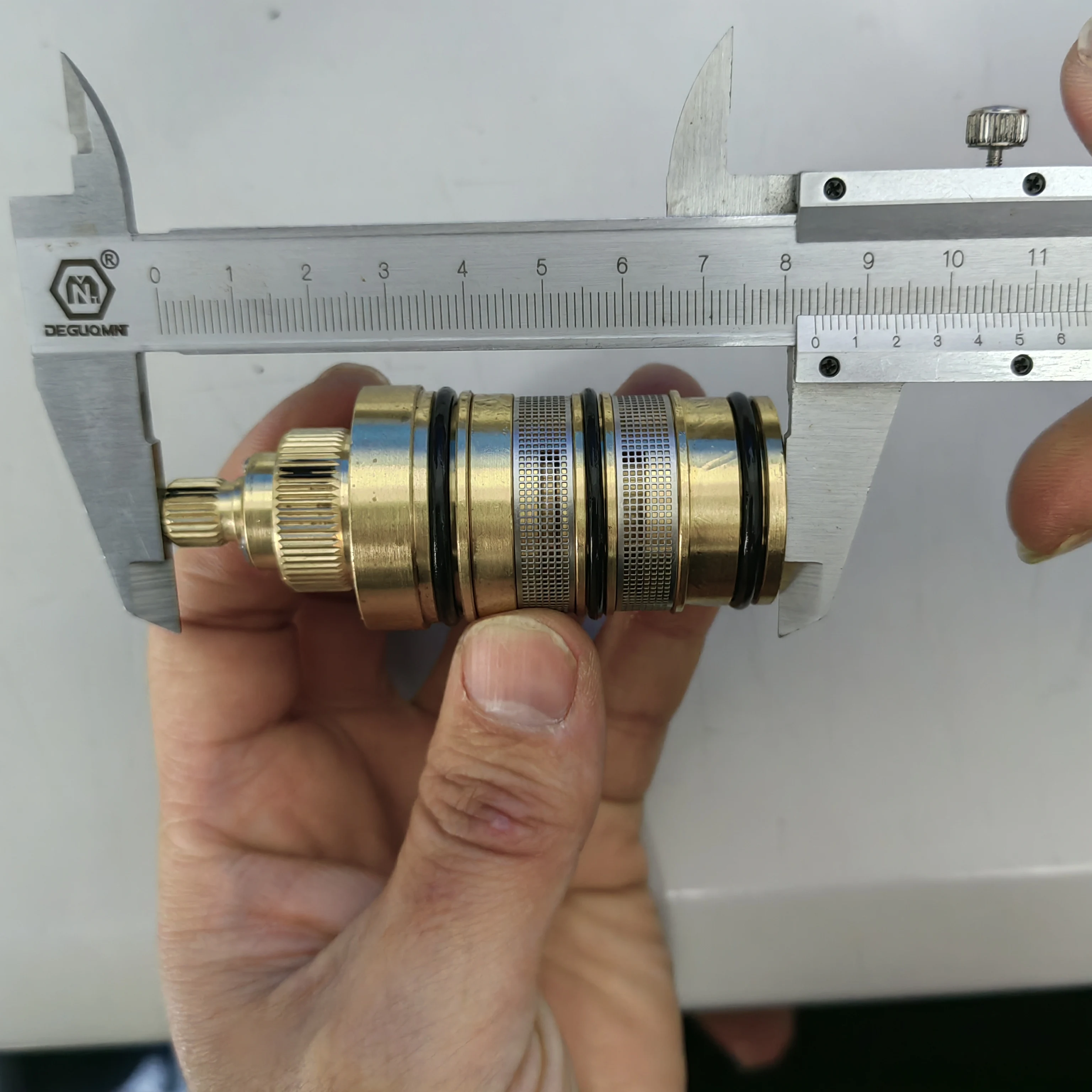 100% brass Replacement Thermostatic Cartridge Thermostatic Faucet Spool Core 9.5mm 24 Teeth 91mm Thermostatic Faucet cartridges
100% brass Replacement Thermostatic Cartridge Thermostatic Faucet Spool Core 9.5mm 24 Teeth 91mm Thermostatic Faucet cartridges