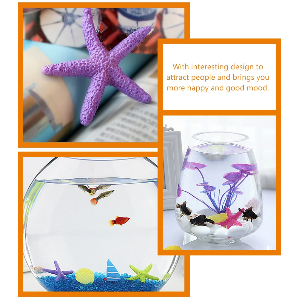 10Pcs Sea Star Decor Resin Ocean Animal Ornament for Fish Tank Desktop Home Decoration Small Artificial Sea-Star Ornament
10Pcs Sea Star Decor Resin Ocean Animal Ornament for Fish Tank Desktop Home Decoration Small Artificial Sea-Star Ornament