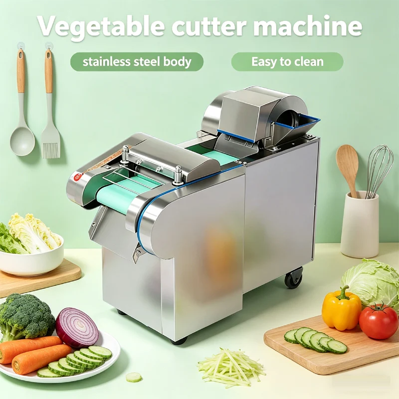 High Production Vegetable Cutter Machine Electric Dicing Machine Multifunction Stainless Steel Onion Slicer Machine Commercial
High Production Vegetable Cutter Machine Electric Dicing Machine Multifunction Stainless Steel Onion Slicer Machine Commercial