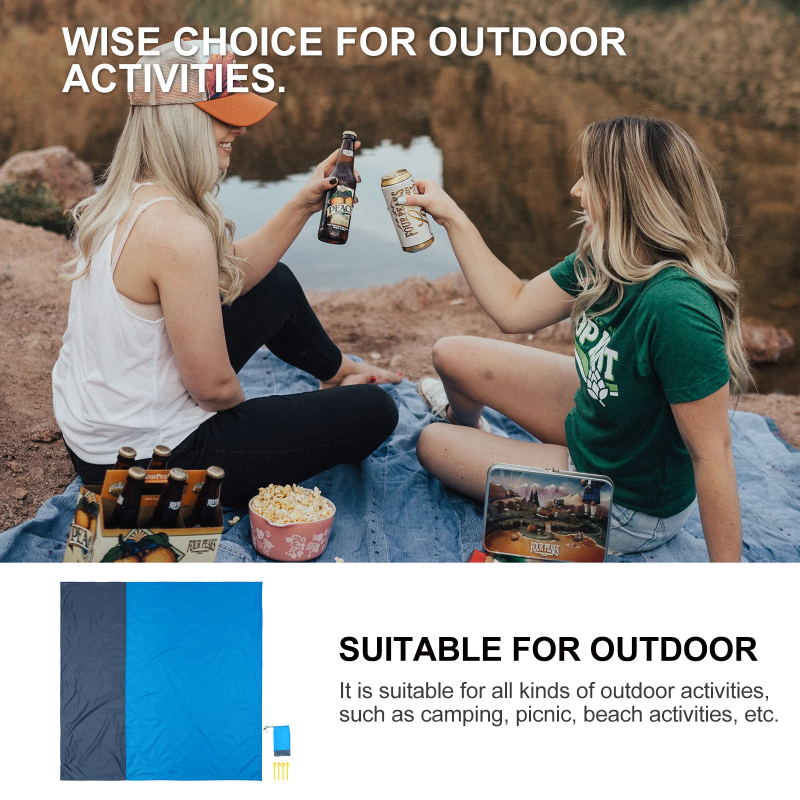 1Pcs Waterproof Lightweight Picnic Blanket Foldable Outdoor Beach Mat Camping Ground Mat Portable Cushion Beach Picnic Blanket
1Pcs Waterproof Lightweight Picnic Blanket Foldable Outdoor Beach Mat Camping Ground Mat Portable Cushion Beach Picnic Blanket