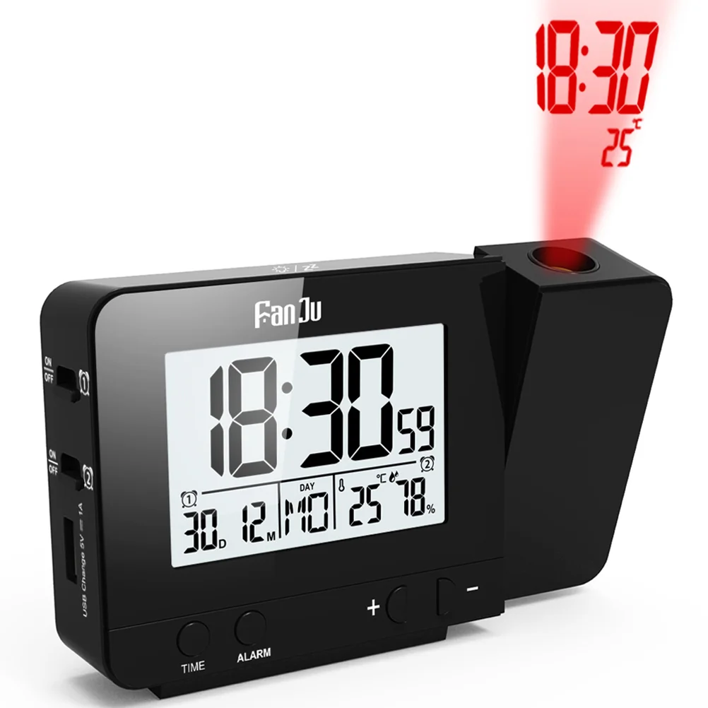 Led Clock Multi-Function Alarm Clock Temperature Display for Home Office School (Black, No ) Multi-function Clock
Led Clock Multi-Function Alarm Clock Temperature Display for Home Office School (Black, No ) Multi-function Clock