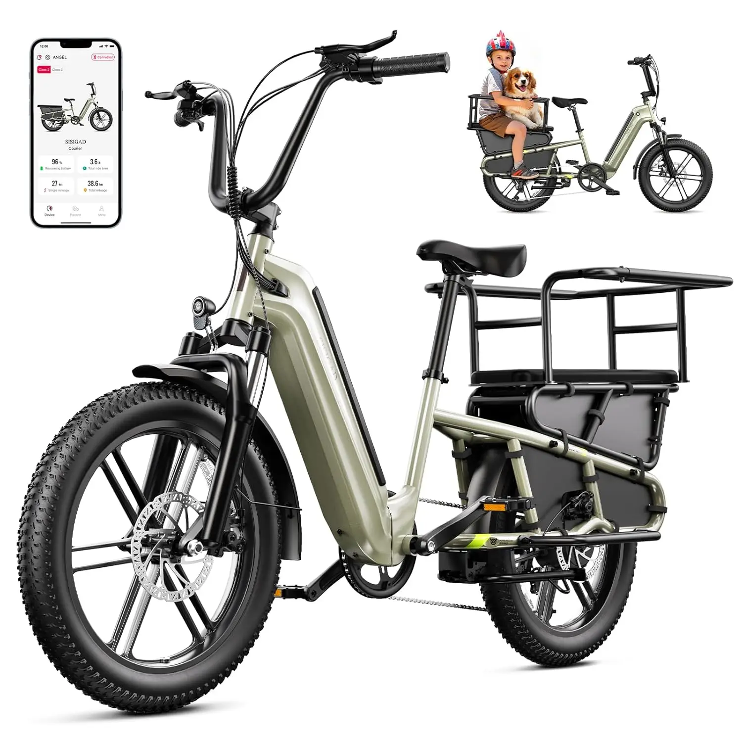 Electric Bike for Adults,1500W Peak Motor Ebike with 48V/15A,28 mph,80 Mile Range, 20" Fat Tire E-Bike with, Customized
Electric Bike for Adults,1500W Peak Motor Ebike with 48V/15A,28 mph,80 Mile Range, 20" Fat Tire E-Bike with, Customized