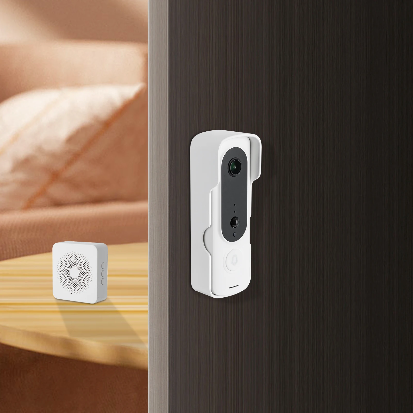 APP Smart Wireless Wifi Video Doorbell H6 Intelligent Video System with Night Vision Camera SmartSensor for Doors and Windows
APP Smart Wireless Wifi Video Doorbell H6 Intelligent Video System with Night Vision Camera SmartSensor for Doors and Windows