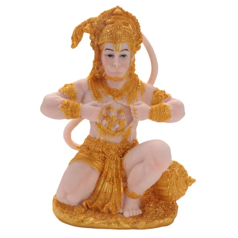 A21Q -Gold Hanuman Statue Indian Lord Sculpture India Figurine Collection Idol Murti Pooja Sculpture For Decor Ornament
A21Q -Gold Hanuman Statue Indian Lord Sculpture India Figurine Collection Idol Murti Pooja Sculpture For Decor Ornament